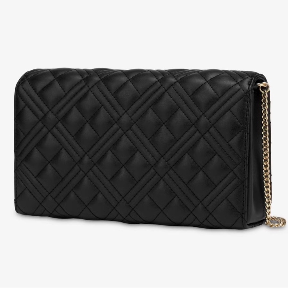 Love Moschino Black Quilted Crossbody Bag – NWT - Picture 11 of 12